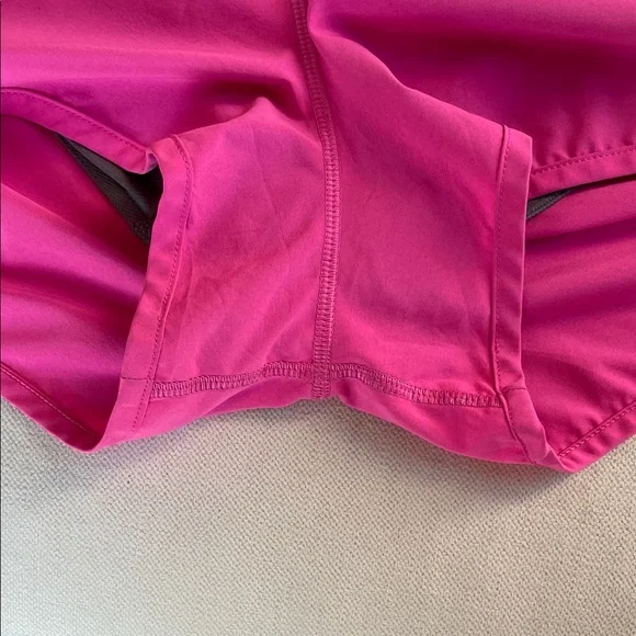 Lululemon Speed Short 4-way Stretch Raspberry Glo Light/Heathered Slate, size 6 - Picture 4 of 8